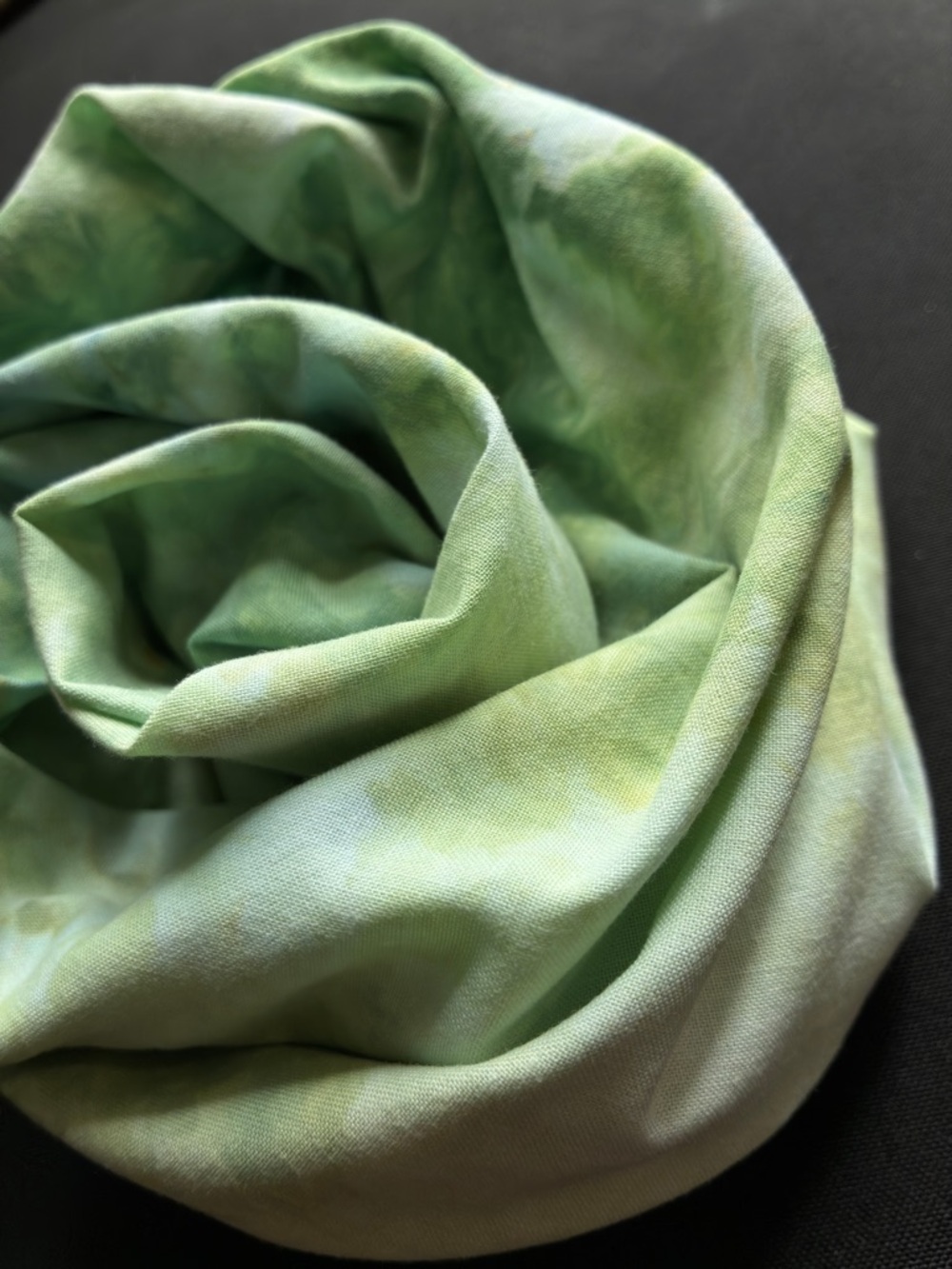 Mint Green Ice Tie-Dye Bandana
